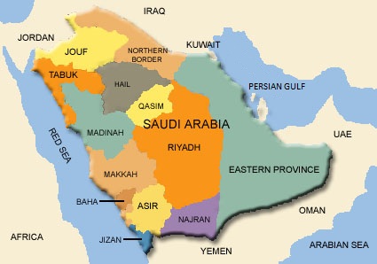 bolgesel haritasi suudi arabistan